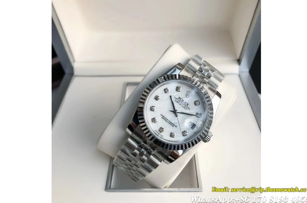 GDF MY8215 SS Dia Datejust SS 28mm White 36 Jub 0312